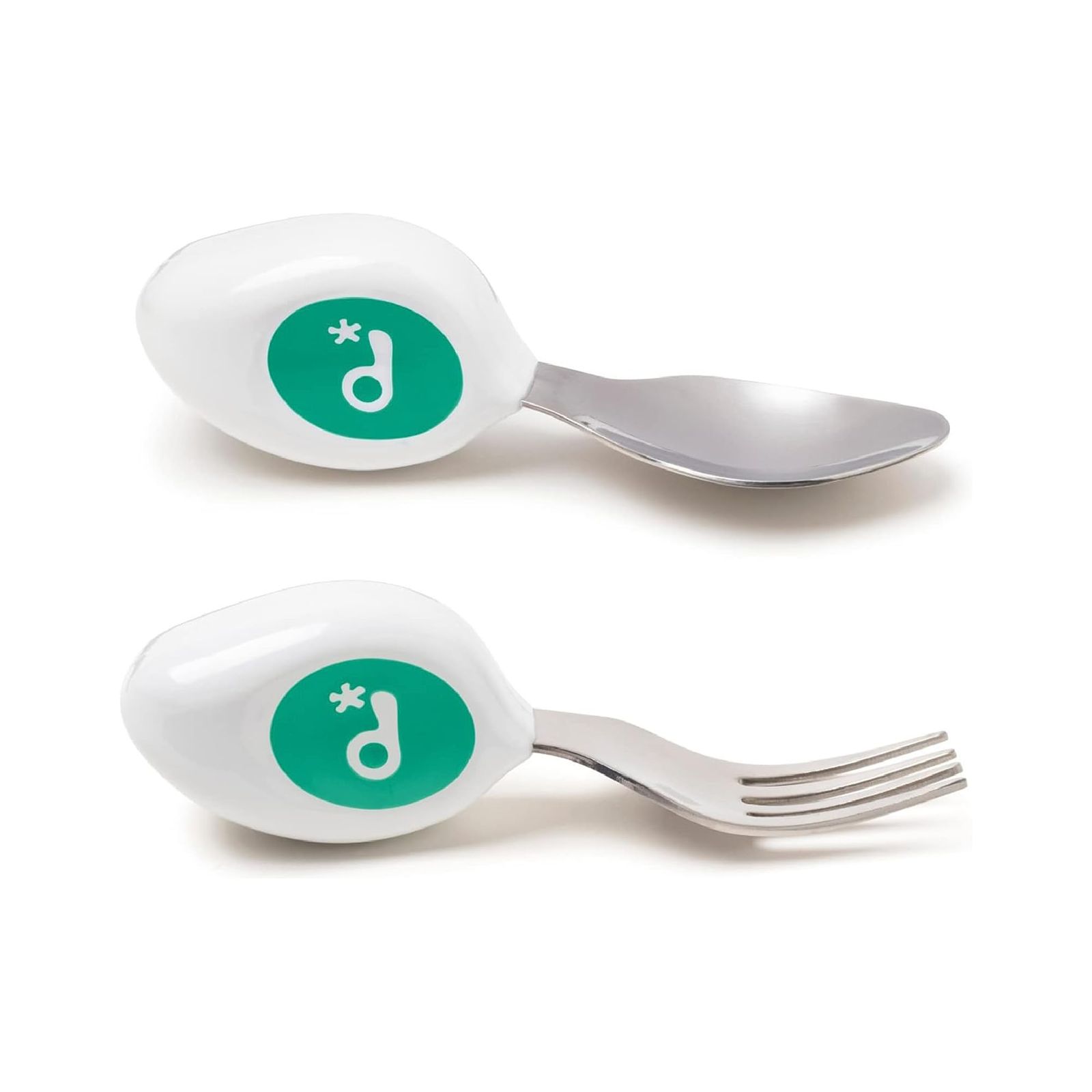 全3色 【 【 カトラリーセット プレゼント 】アクアグリーン 赤ちゃん用品 離乳食食器 赤ちゃん 離乳食 】1歳から自分で食べる！スプーン・フォーク2点セット doddl（ドードル）