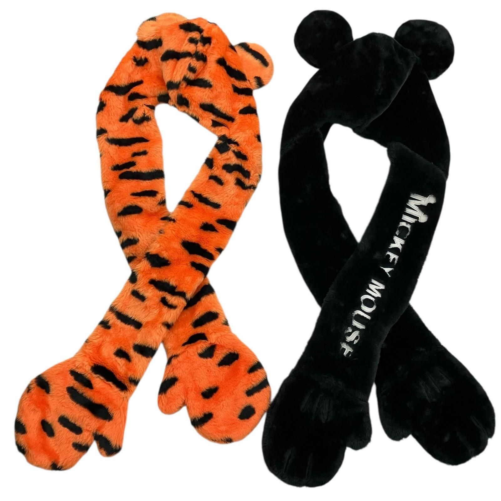 ミニーマウス&ミッキーマウス マフラーキャップ 東京ディズニーランド2025ファンキャップ・お土産まとめ - 4