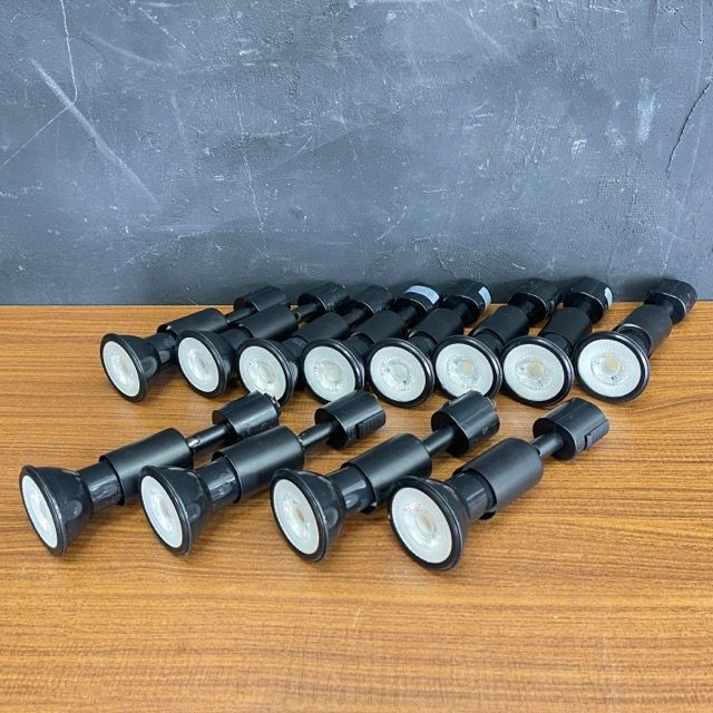LVWIT ライティングレール用 照明器具 12点セット 動作保証 A35-3W3T008UR-02 ダクトレール用 角度調節 口金E26 |514202