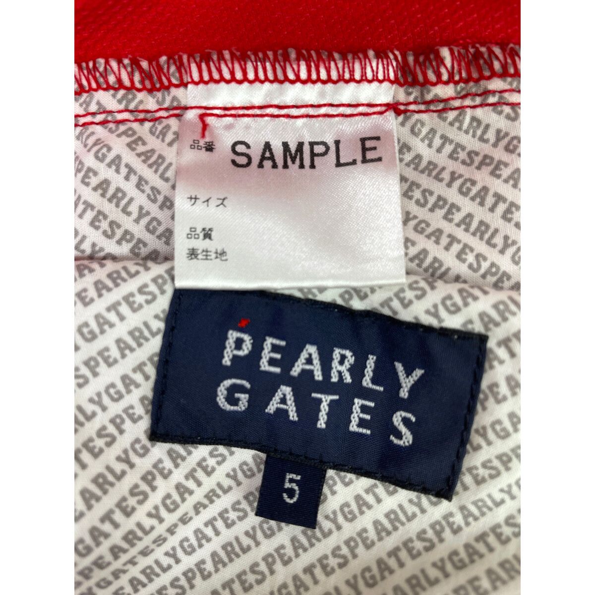 中古 メンズ パーリーゲイツ PEARLY GATES パンツ 5(L) レッド
