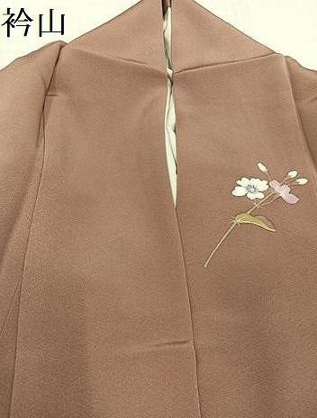 平和屋着物○二代目清次郎 手描き 訪問着 手描き 草花文 暈し染め 正絹