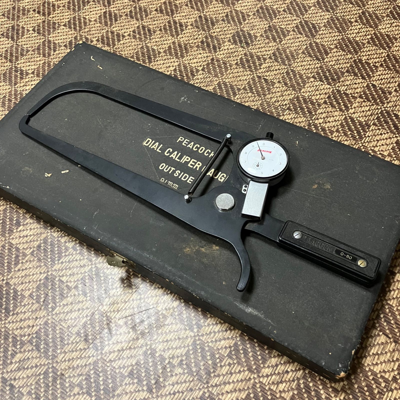 PEACOCK DIAL CALIPER GAUGE OUT SIDE ピーコック ダイヤルキャリパーゲージ 0.1mm