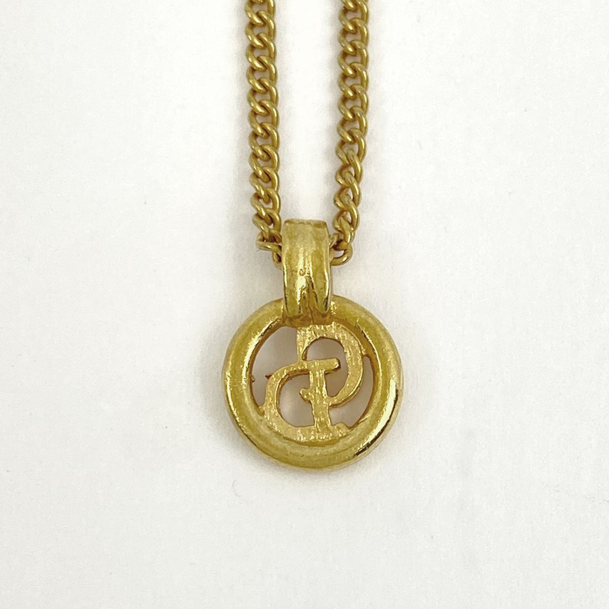 クリスチャンディオール Christian Dior ロゴ ネックレス