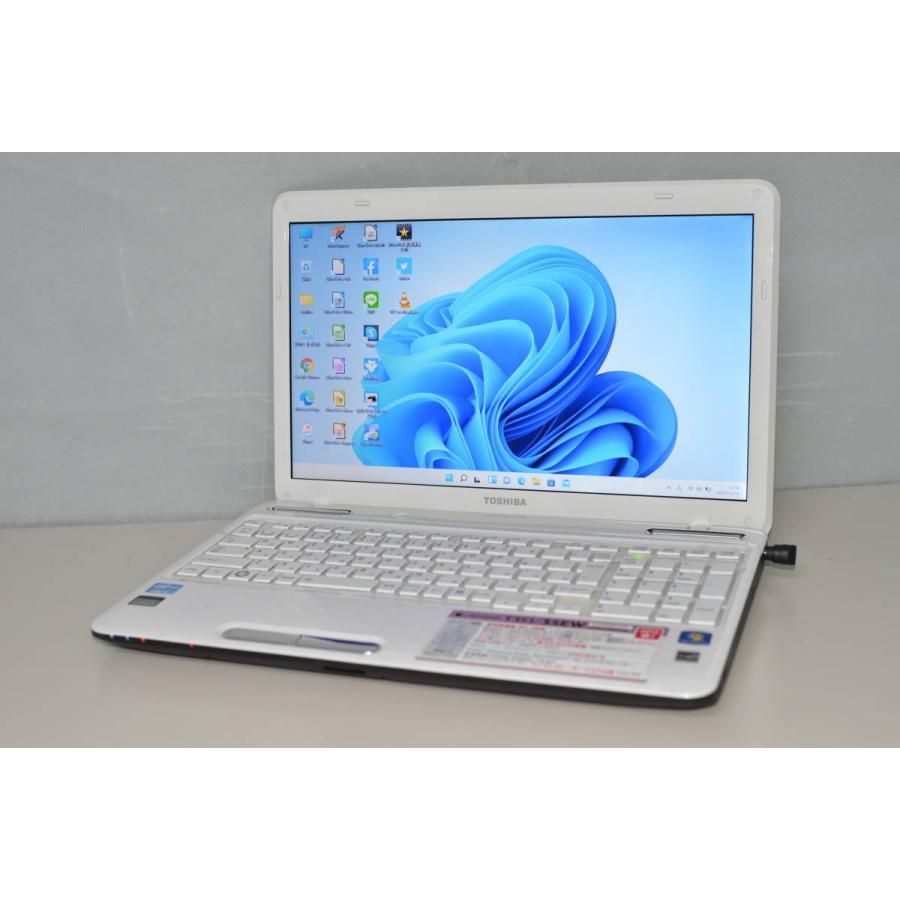 爆速SSD256GB 東芝T351/35EW 高性能 第二世代i3/8GB 最新Windows11+office 爆速SSD256GB 東芝Dynabook T351/35EW 第