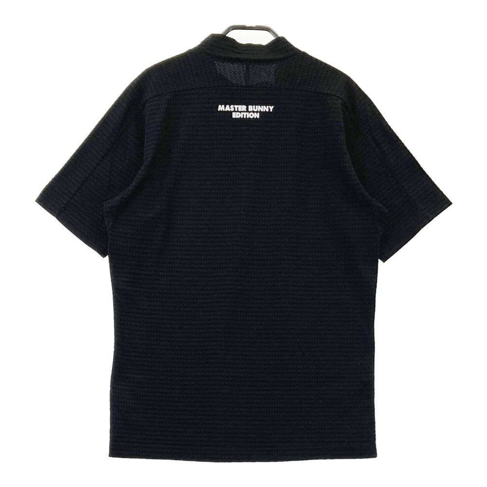 サイズ 5 MASTER BUNNY EDITION マスターバニーエディション 半袖ハイネックTシャツ ブラック系 240101460337 ゴルフウェア メンズ ストスト