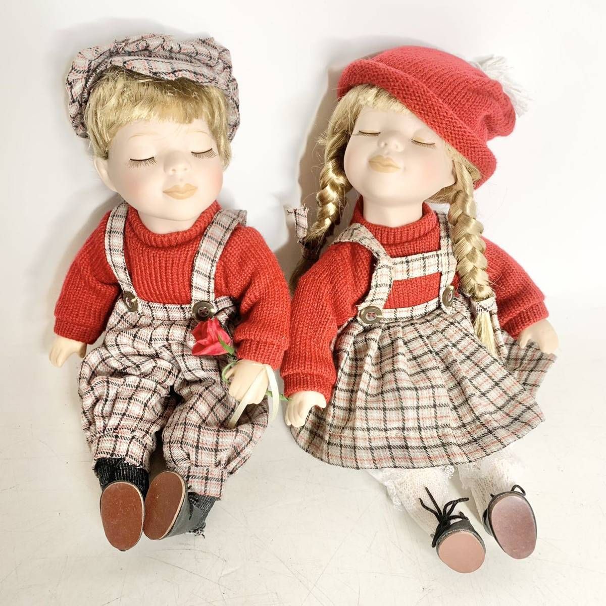 人形 2体 ポーセリンドール カップル Porcelain Doll ポーセリンドール 2体セット売り - メルカリ