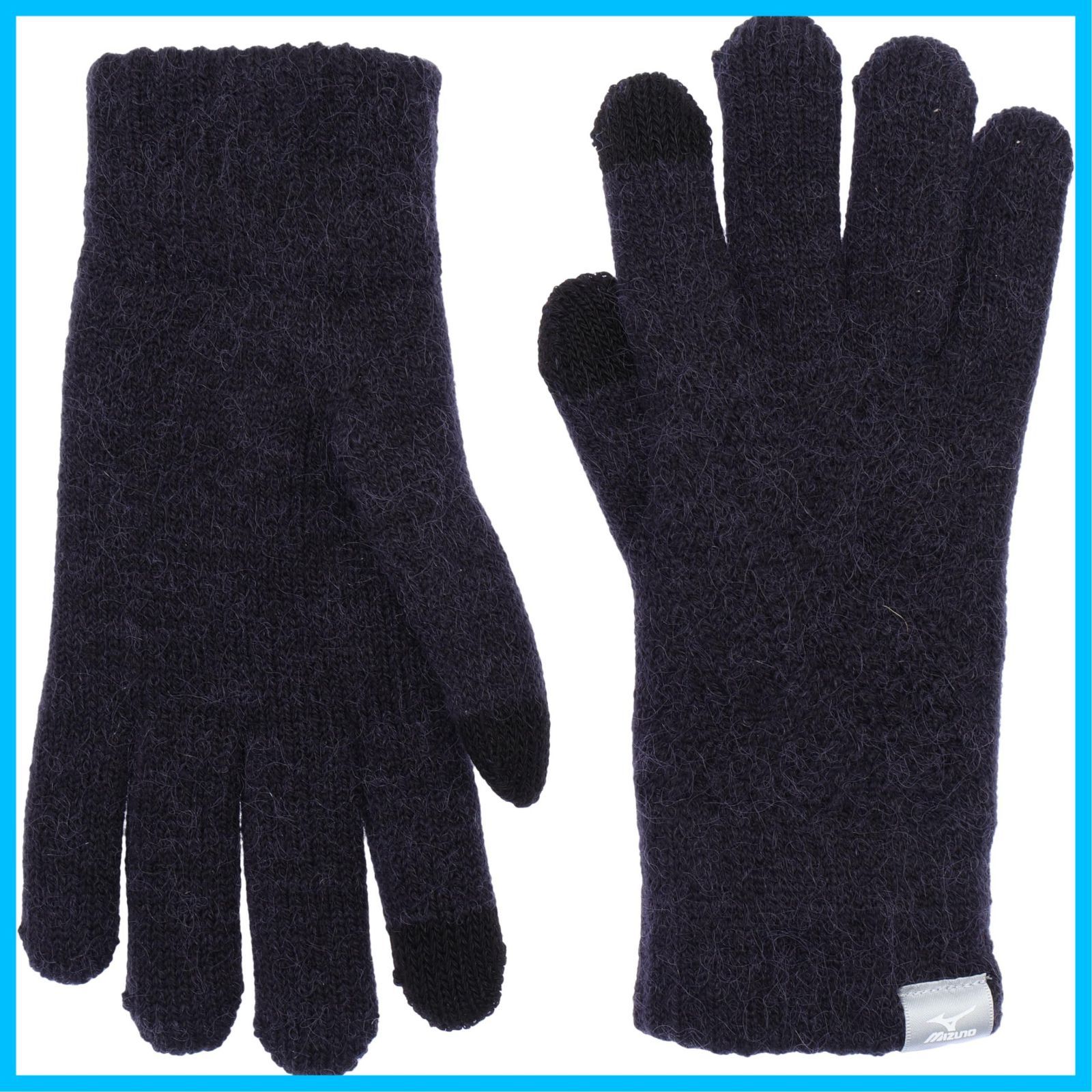 ブレスサーモ タッチパネル対応 ふわもこ手袋 吸湿発熱 ミズノ
