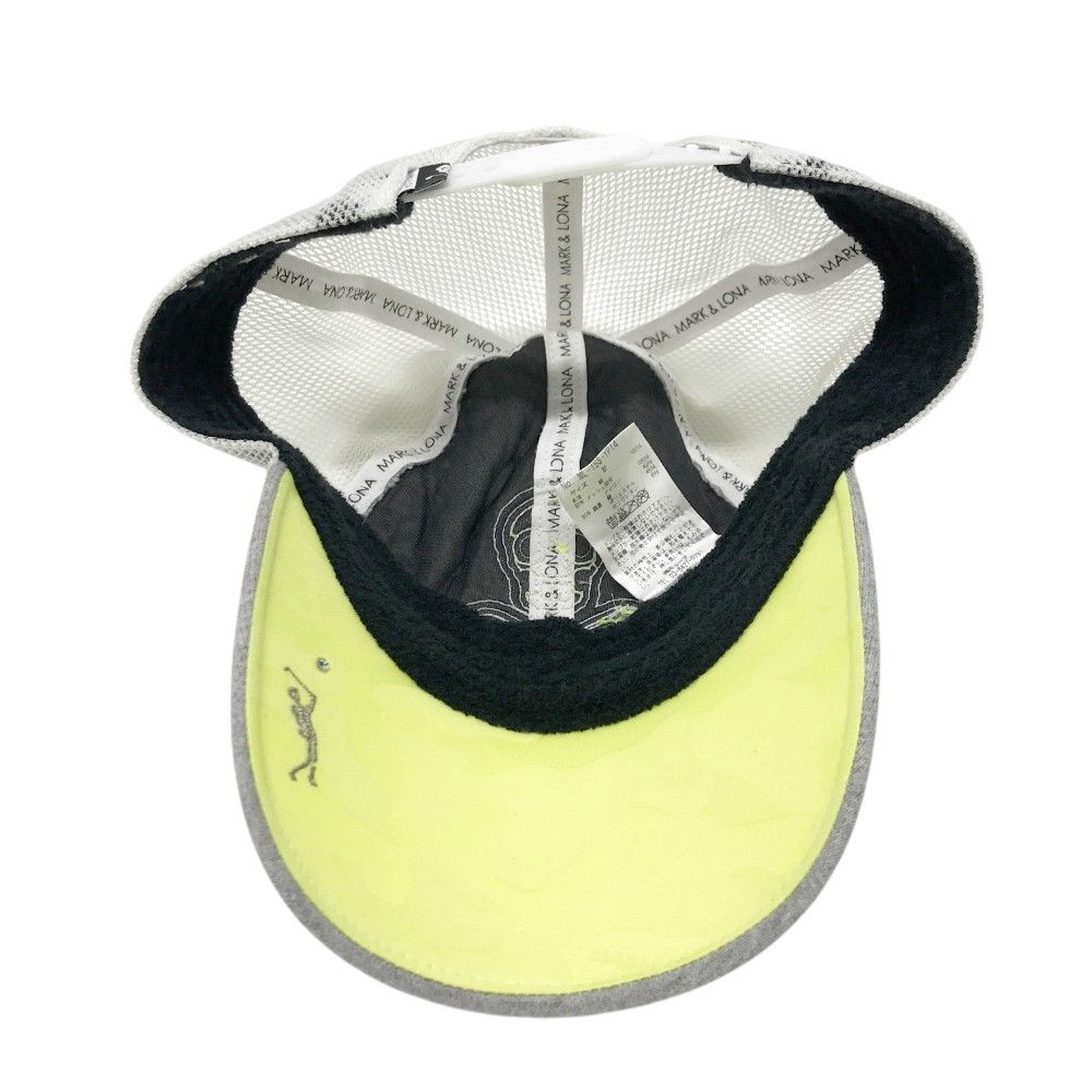 MARK&LONA マークアンドロナ メッシュ キャップ グレー系 M