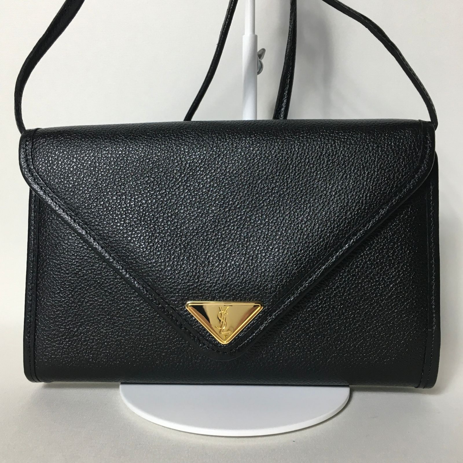 2505-320｜美品｜イヴサンローラン ショルダーバッグ ブラック