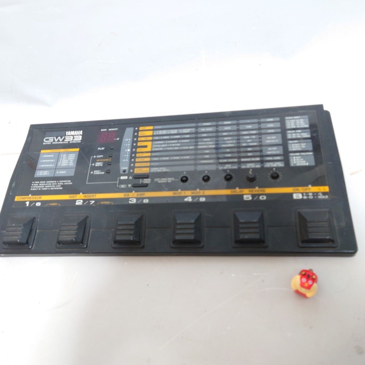 YAMAHA GW33 つまみカバー 動作品 本体のみ ギターパフォーマンスエフェクター z-1765
