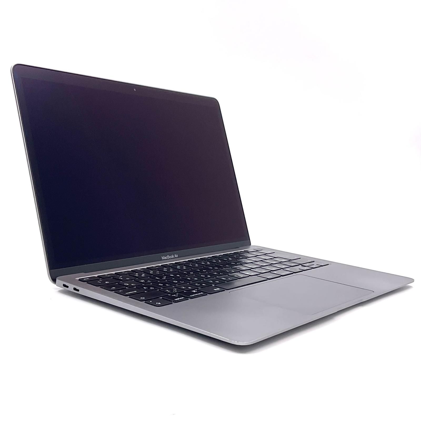 Apple MacBook Air 13インチ 2020 Apple M1 8GB SSD 256GB スペースグレイ 83% 動作 済 全額返金保証 最速発送