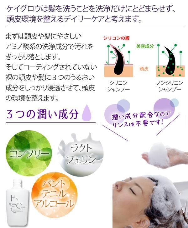 薬用 ケイグロウ シャンプー お徳用 1000ml(専用ポンプ＆ケース付) - メルカリ