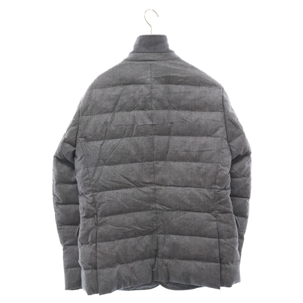 MONCLER (モンクレール) RODIN ロディン テーラードデザイン ジップアップ ダウンジャケット グレー 420914133400 -  メルカリ