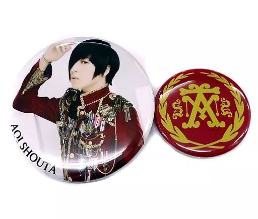 中古】バッジ・ピンズ(男性) 蒼井翔太 缶バッジ大小2個セットB