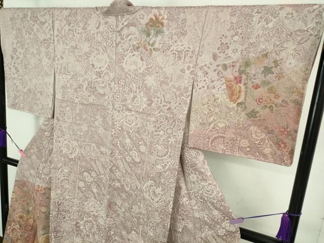 平和屋本店□極上 山岡古都・古都染人 染織美術品 薬墨染 天目織