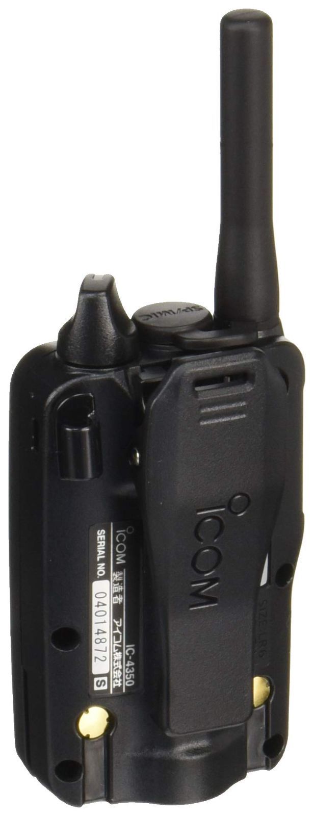 新着商品 アイコム 特定小電力トランシーバー 47ch中継タイプ ブラック IP67防塵 防水 IC-4350