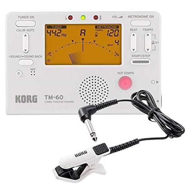 ☆FUNSHOP彡売り切れ御免☆ KORG チューナー/メトロノーム TM-60 WH