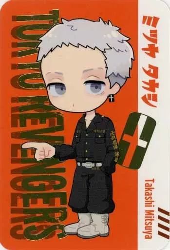 お気に入り 中古】キャラカード 「東京 箔押し特典カード 三ツ谷隆 キーホルダー・アクリルキーホルダー