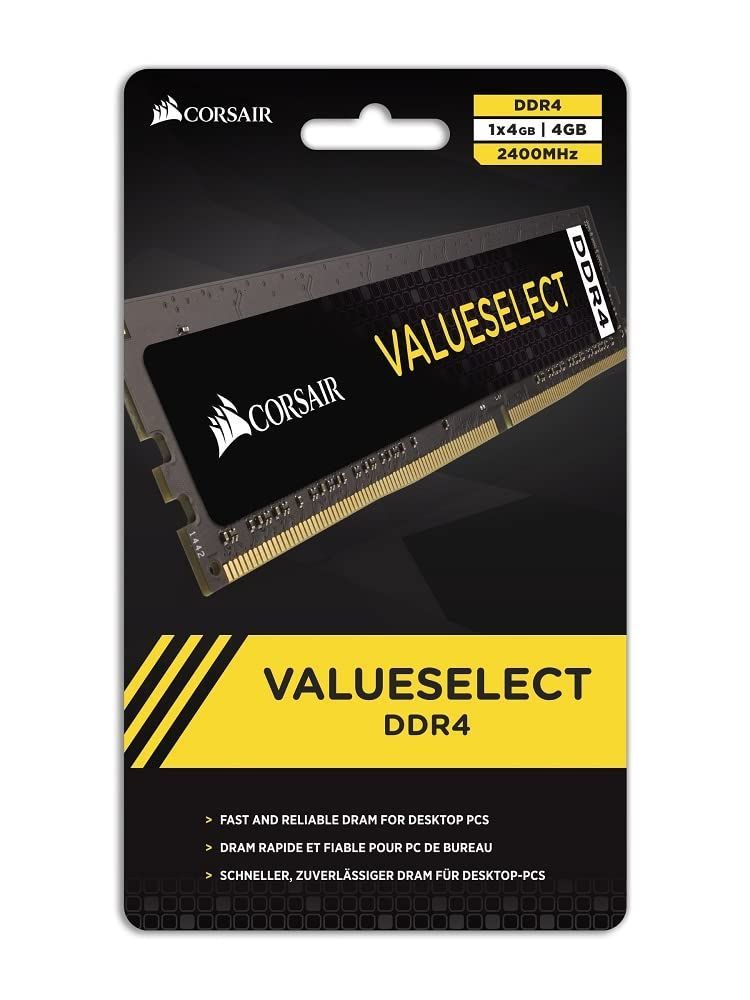 VALUE メモリ Select シリーズ デスクトップPC用 4GB DDR4-2400MHz [4GB×1枚] CORSAIR CMV4GX4M1A2400C16