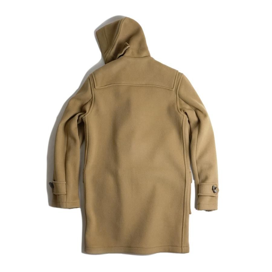 Gloverall キャメル生地 ダッフルコート レザートグルループ グローバル オール トグルボタン ダッフルコート トグル（水牛角