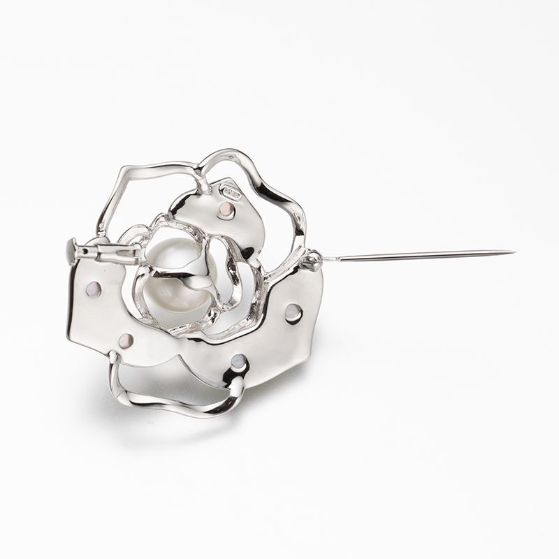 白蝶パールブローチ 10.4mm 真珠 パール 冠婚葬祭 ギフト