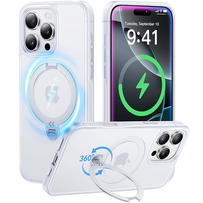 2025最高傑作&定点360度回転】CASEKOO iPhone 16 Pro Max 用 ケース 米