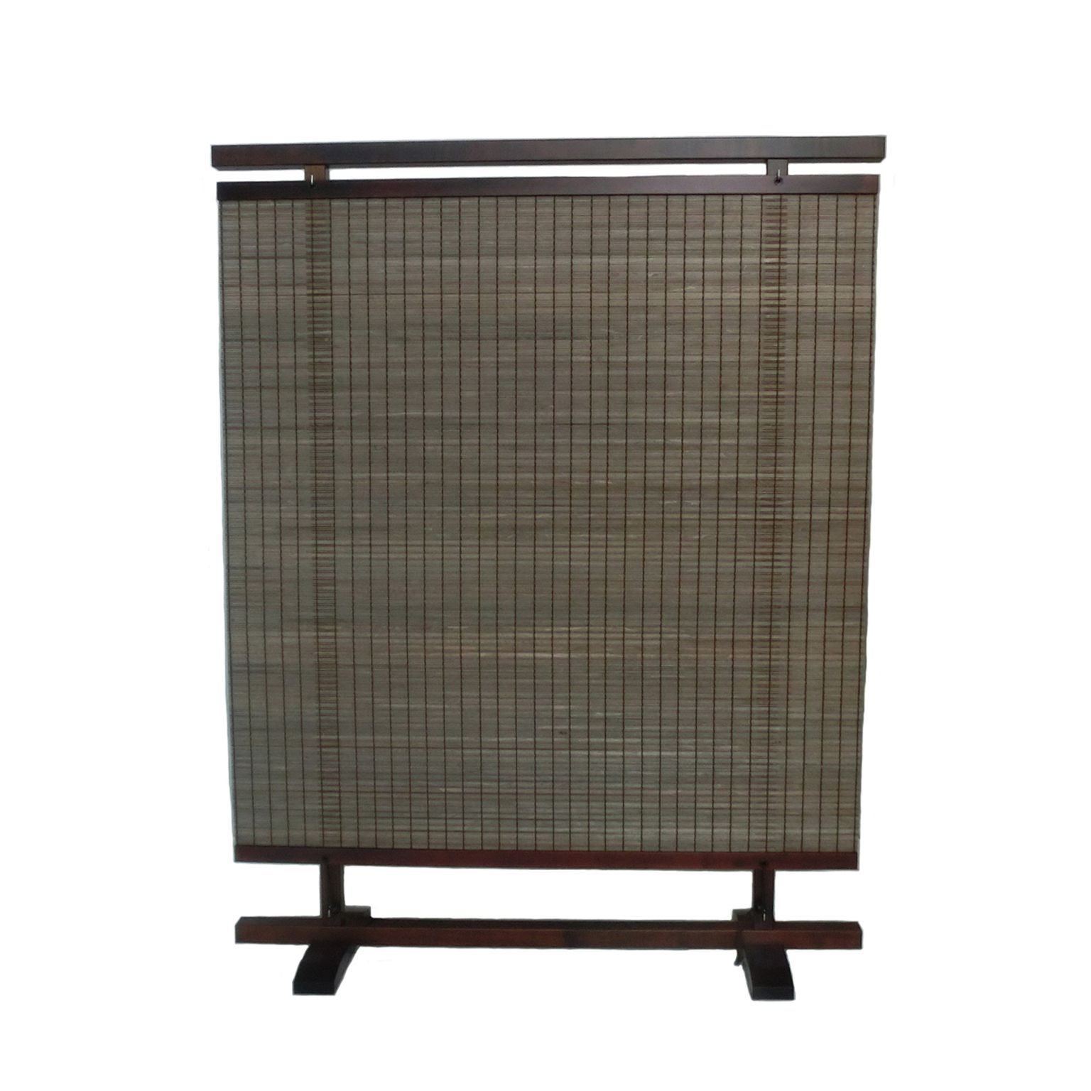 簾ついたて 透かし彫り 簾屏風 衝立 パーテーション 間仕切り 昭和