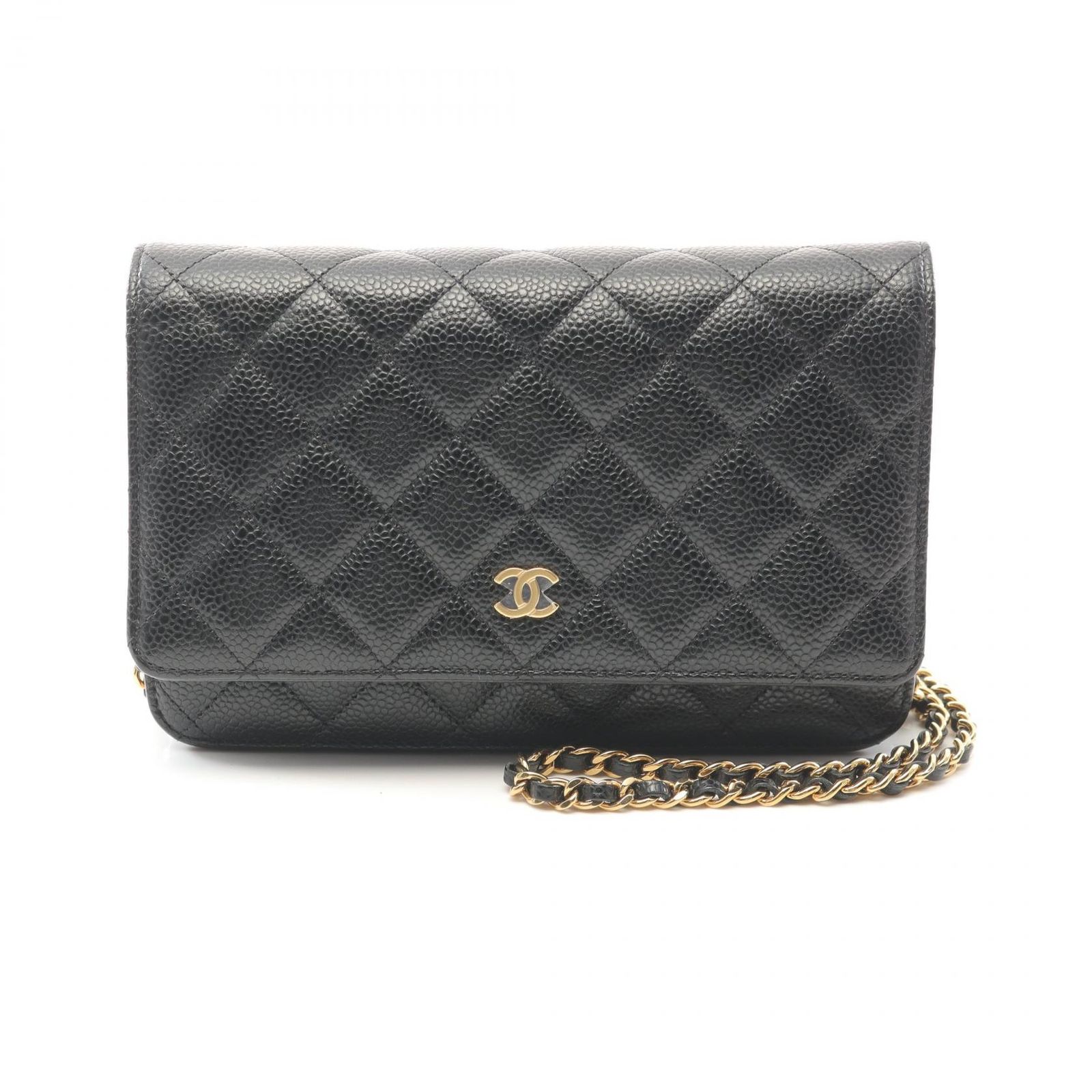 シャネル CHANEL ショルダーバッグ マトラッセ AP0250 ブラック レザー 