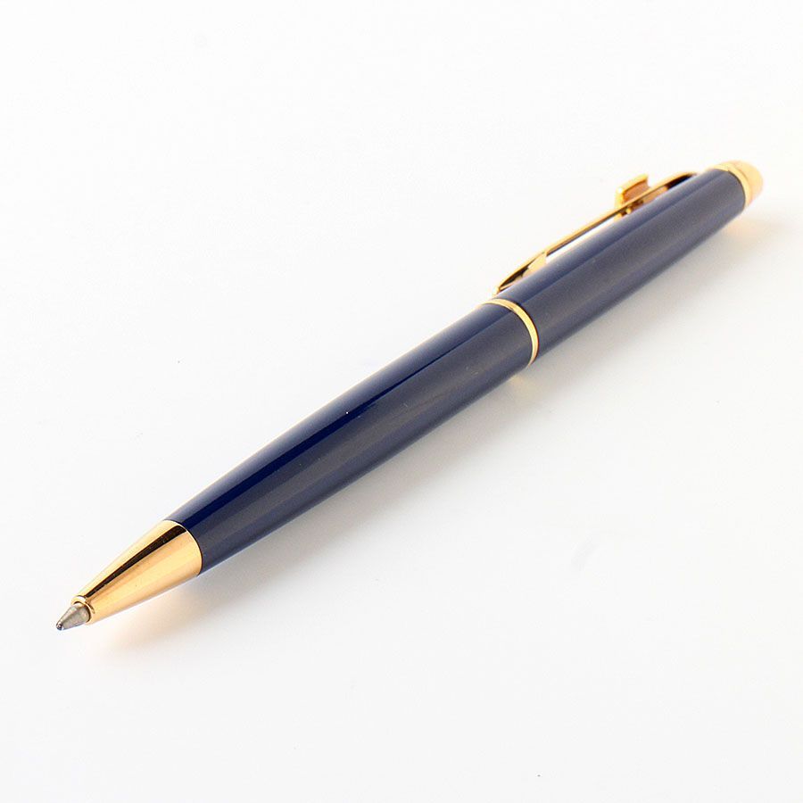 M28276 美品 WATERMAN ウォーターマン ボールペン ケース付き ネイビー