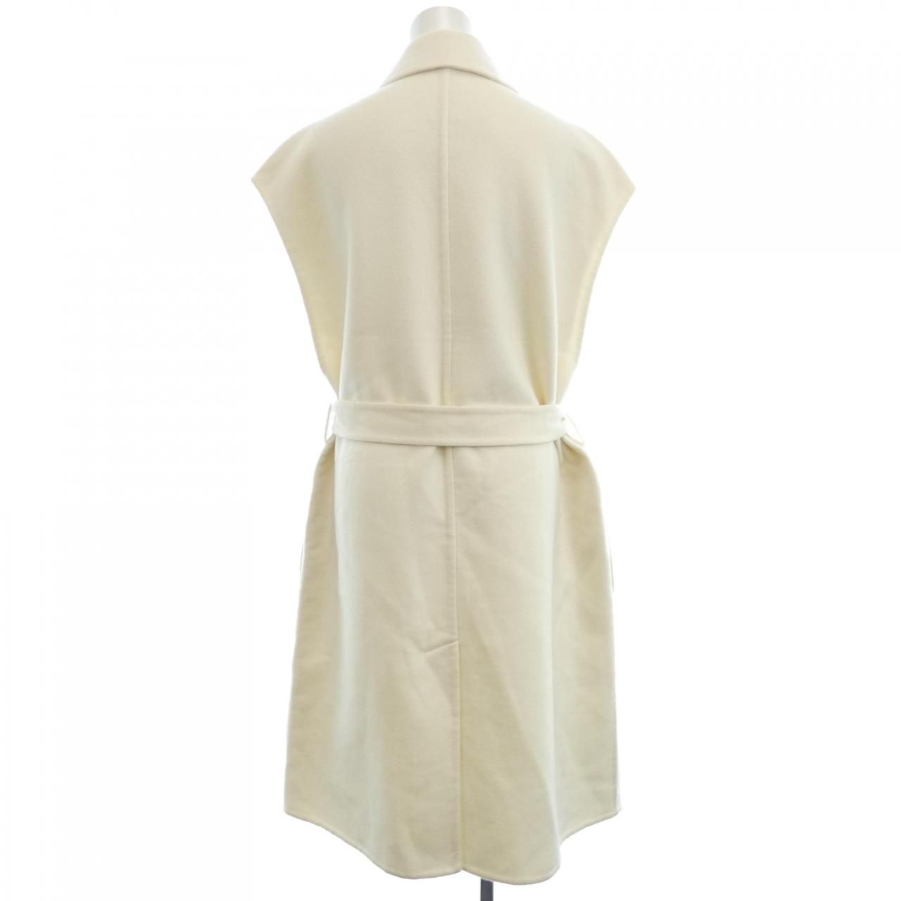 エルメス HERMES クルードセル ラムスキンボタン ダブルフェイス 0101 DA ロングベスト