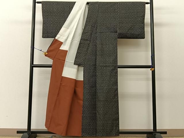 平和屋着物□本場村山大島紬 吉祥文 正絹 逸品 BAAV2381hj - メルカリ