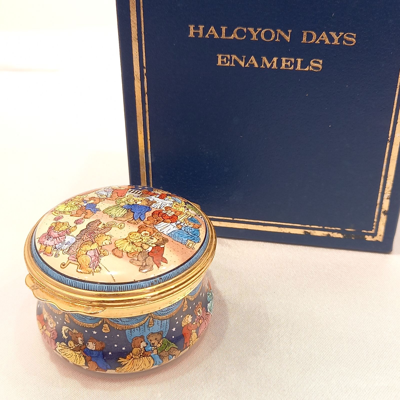 HALCYON DAYS ハルシオンデイズ イギリス 小物入れ 1997 クマ