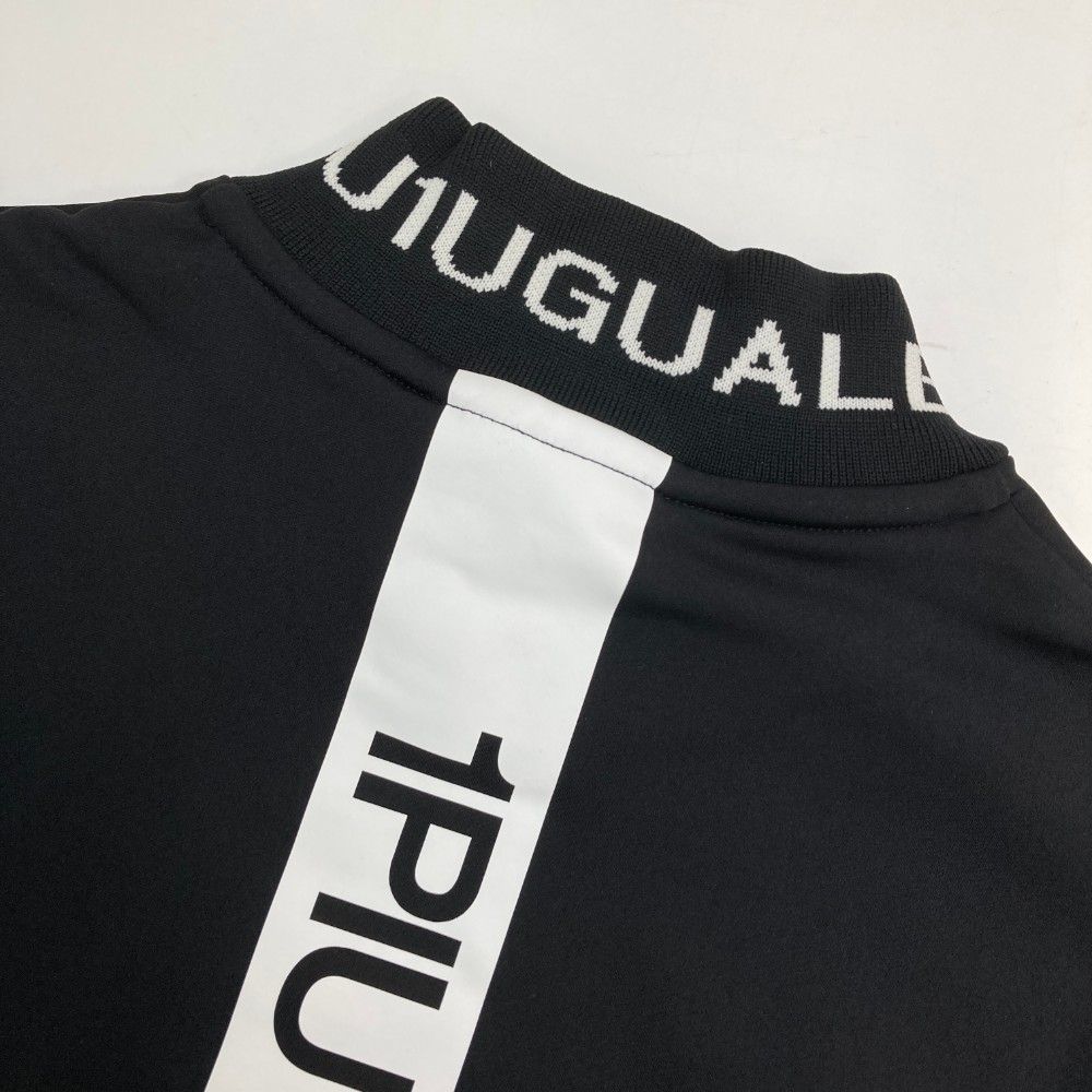 サイズ：2 1PIU1UGUALE3 GOLF GST162 長袖モックネックTシャツ  ブラック系 [240101441204] ゴルフウェア レディース ストスト サイズ：2 1PIU1UGUALE3 GOLF GST162 長袖モックネックTシャツ
