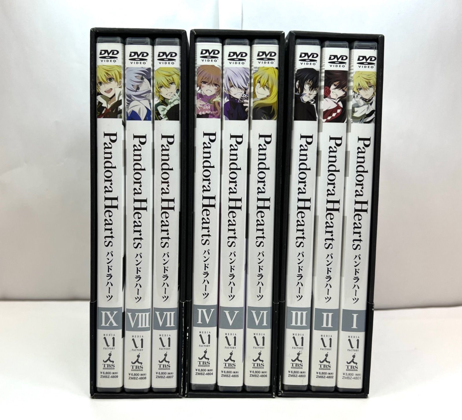 PandoraHearts DVD Retrace:Ⅰ～Ⅸ全巻セット新品未開封有 - ブルーレイ