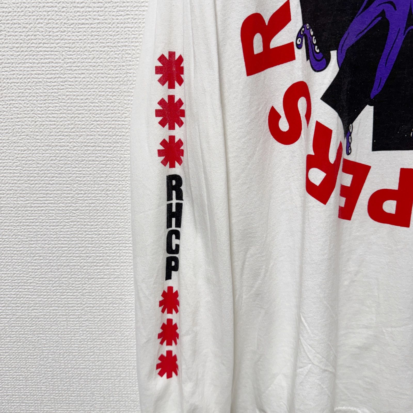 90s USA製 ONEITA製 レッチリ バンドT XLサイズ ロンT GIVE IT 90s USA製 ONEITA製 レッチリ バンドT XLサイズ ロンT GIVE IT