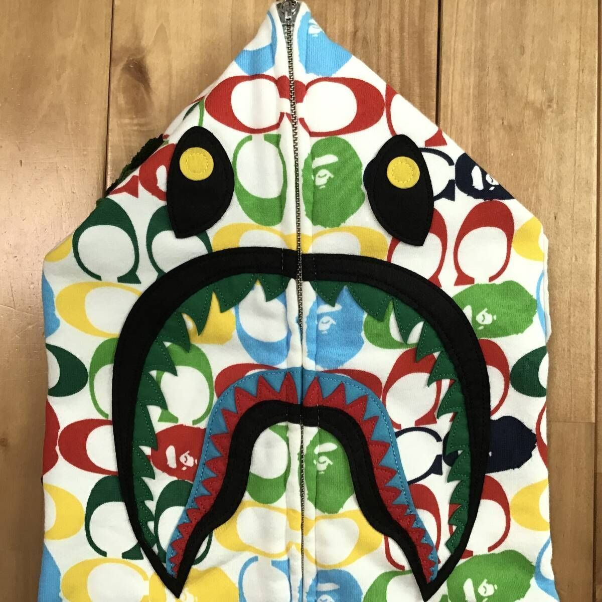 COACH × BAPE シャーク パーカー Mサイズ shark full zip hoodie a