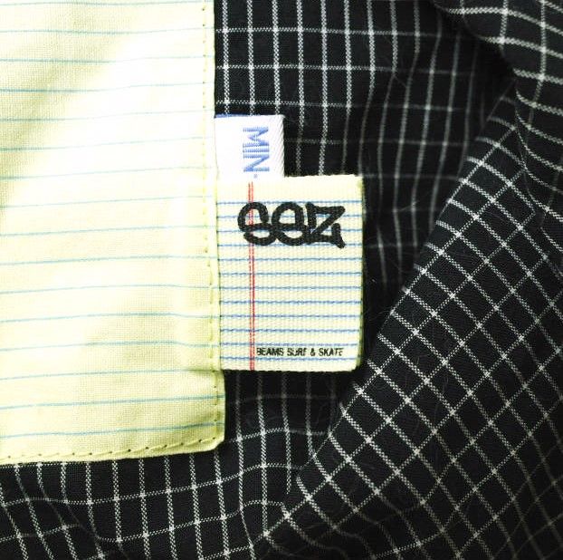 23aw SSZ MIN-NANO 別注 BLACK CHECK SHIRT
