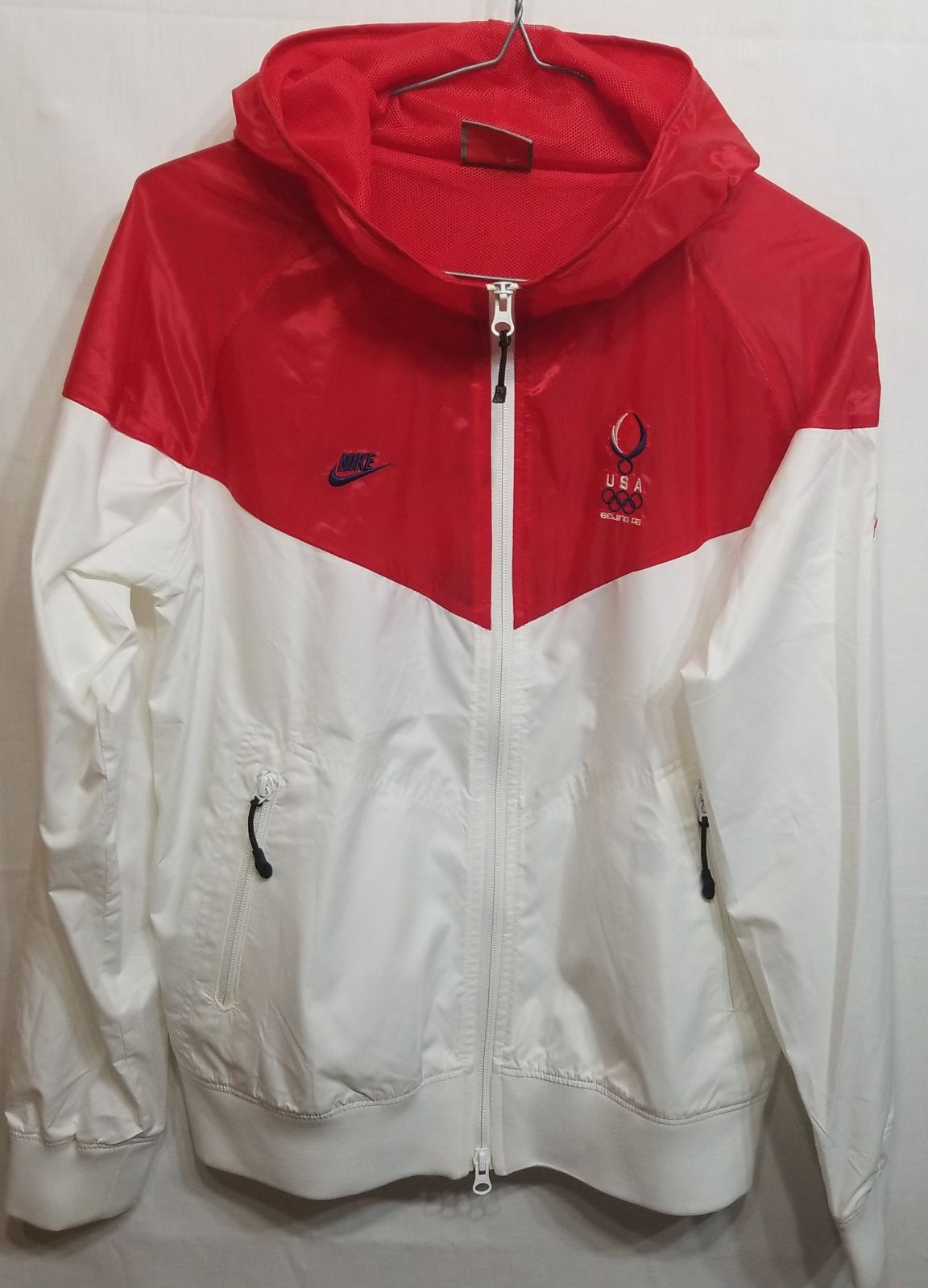 Nike USA オリンピックジャケット 希少】NIKE TEAM USA オリンピック ジャケット Mサイズ レッド