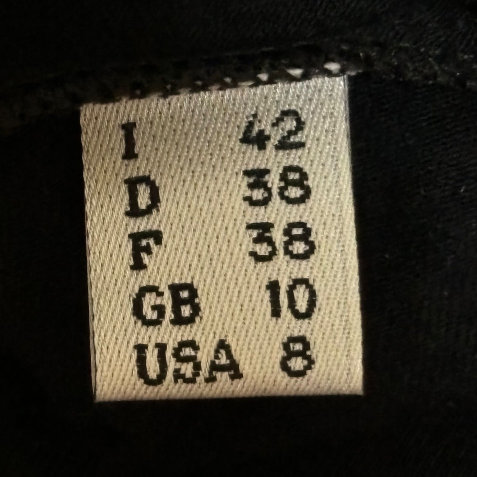 MOSCHINO Cheap and Chic　フリルネック◎ストレッチワンピース　黒36 Z1392 MOSCHINO CHEAP AND CHIC モスキーノチープアンドシック