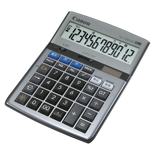 人気セール，品質保証 キヤノン 電卓 千万単位シリーズ 12桁 HS-1220TUG(10022) その他