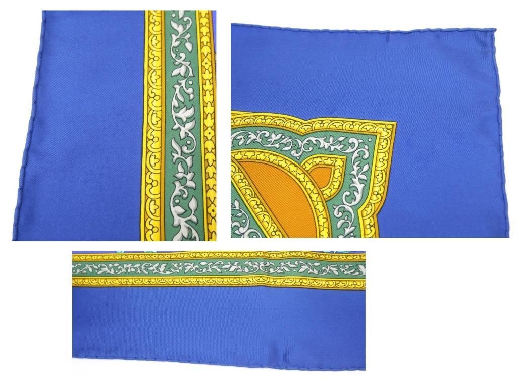 HERMES エルメス カレ90 QALAMDAN カラムダン スカーフ シルク HERMES Vintage Silk Scarf Carre 90 QALAMDAN エルメス シルク
