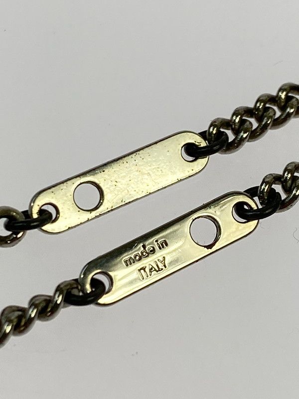 美品 ルイヴィトン コリエ プラーク モノグラムエクリプス ネックレス M63640 DI1107 LOUIS VUITTON 【送料・代引手数料無料】 美品 ルイヴィトン コリエ プラーク モノグラム エクリプス ネックレス