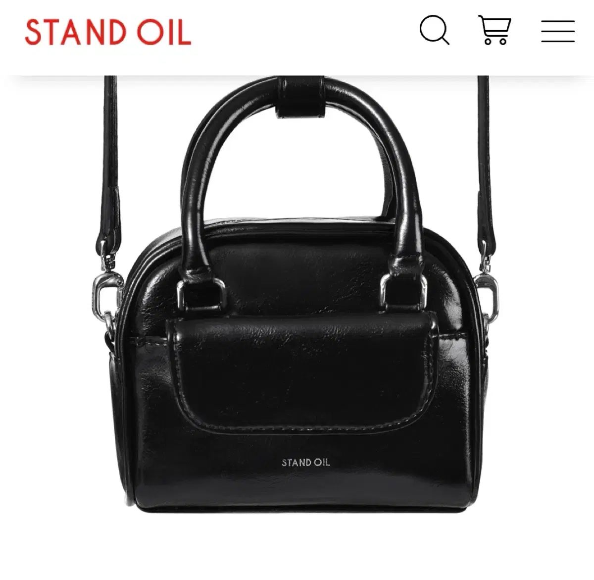 STAND OIL ブラック チャビーバッグ Chubby Bag · チャビーバッグ (ブラックコンビ) – Stand Oil Japan