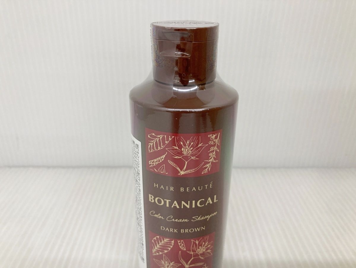 未開封 ヘアボーテ ボタニカルカラークリームシャンプー ダーク