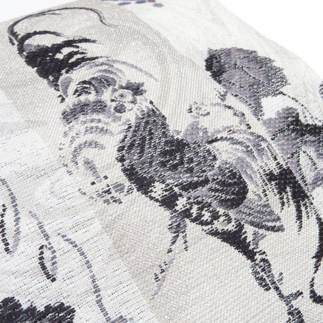 QJLLSS 和樂　伊藤若冲　特選アンティーク名古屋帯　鳥　モノトーン QJLLSS 和樂 伊藤若冲 特選アンティーク名古屋帯 鳥 モノトーン - メルカリ