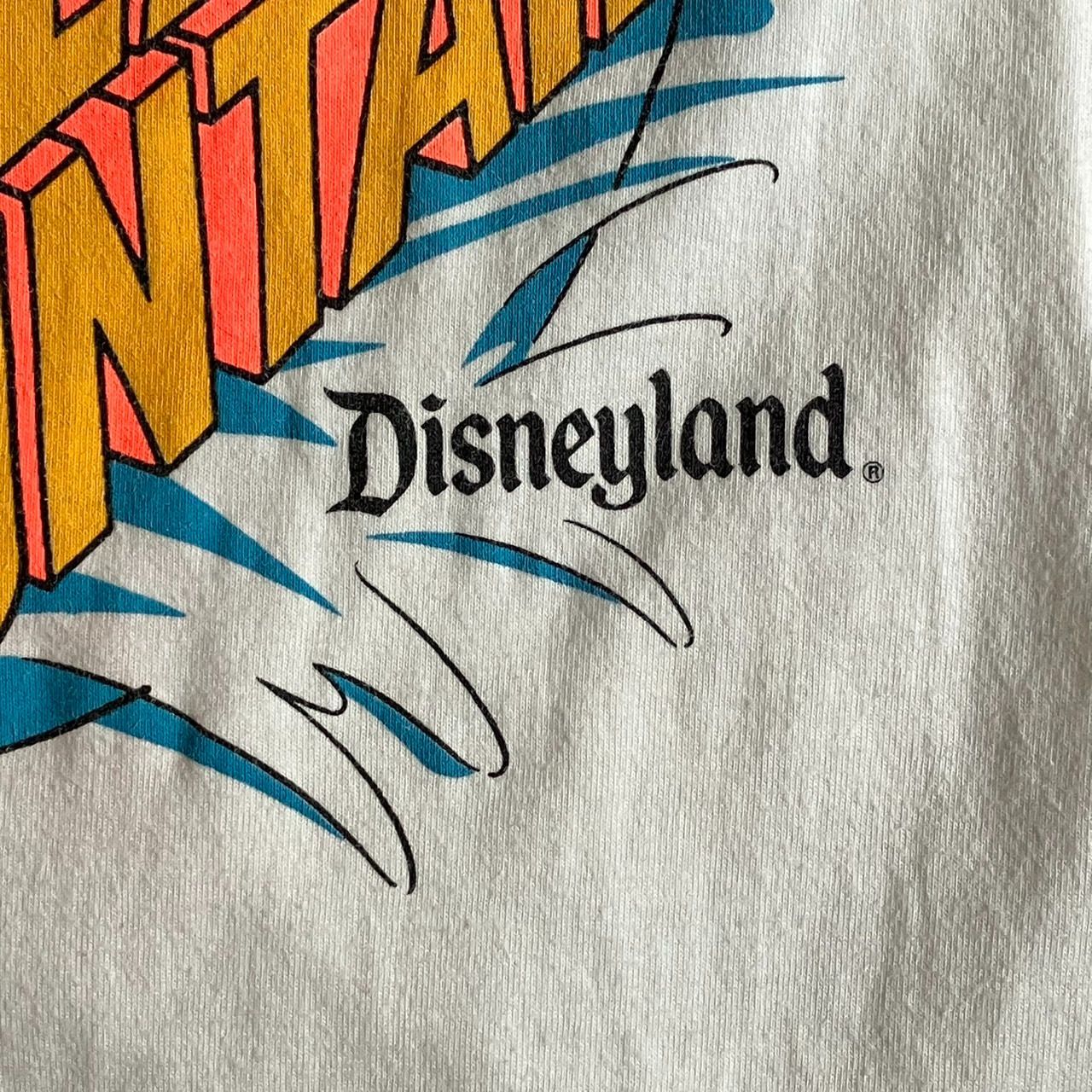 超希少80s スプラッシュマウンテンディズニーTシャツXLサイズ白