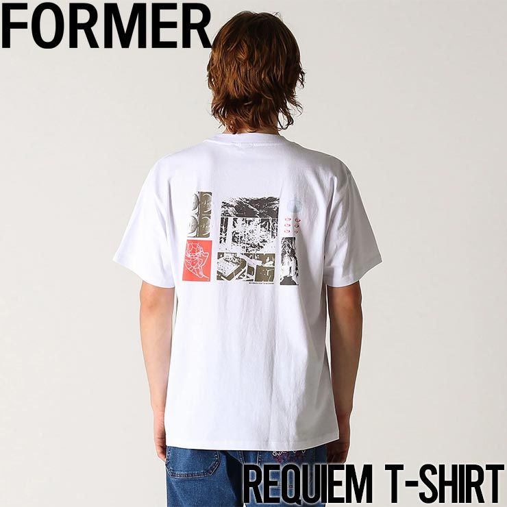 半袖TEE Tシャツ FORMER フォーマー REQUIEM T-SHIRT WHITE TE-24222 日本代理店正規品