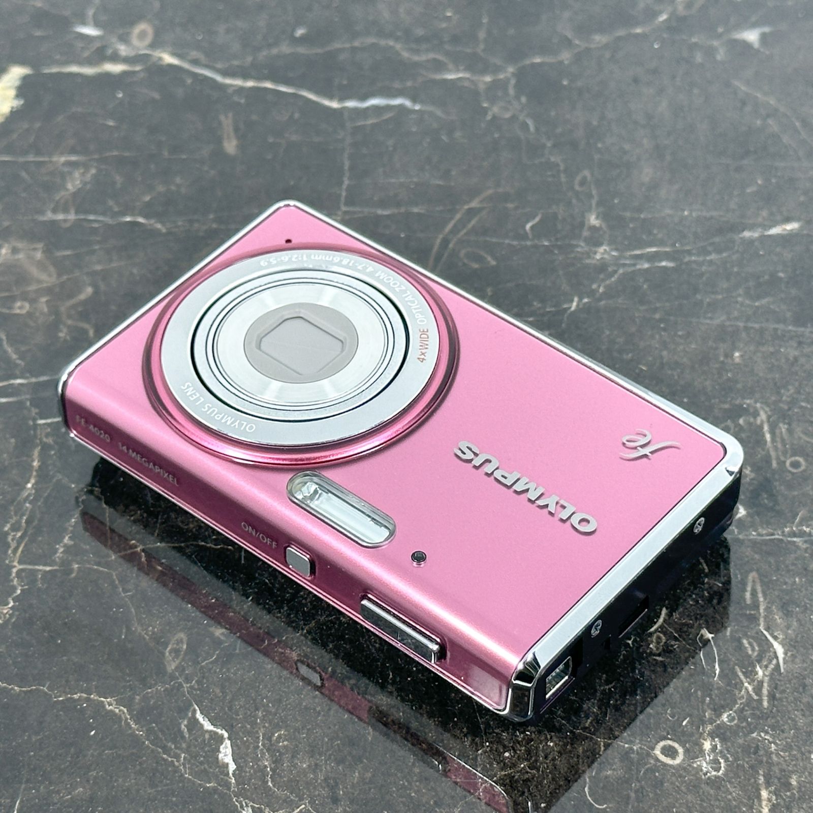OLYMPUS FE-4020 ピンク オリンパス コンパクトデジタルカメラ Camera