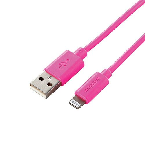 5個セット エレコム Lightningケーブル|スタンダード|1.0m|ピンク MPA-UAL10PNX5