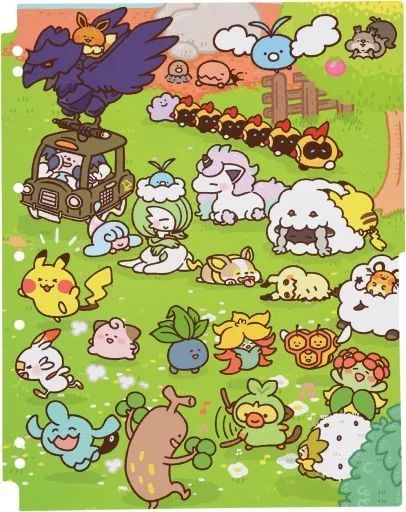 [Used] Supply Pokemon Card Game Collection Refill Pokemon Yurutto Pokemon Center Limited